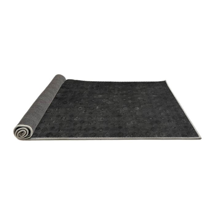 Sideview of Abstract Gray Modern Rug, abs5348gry