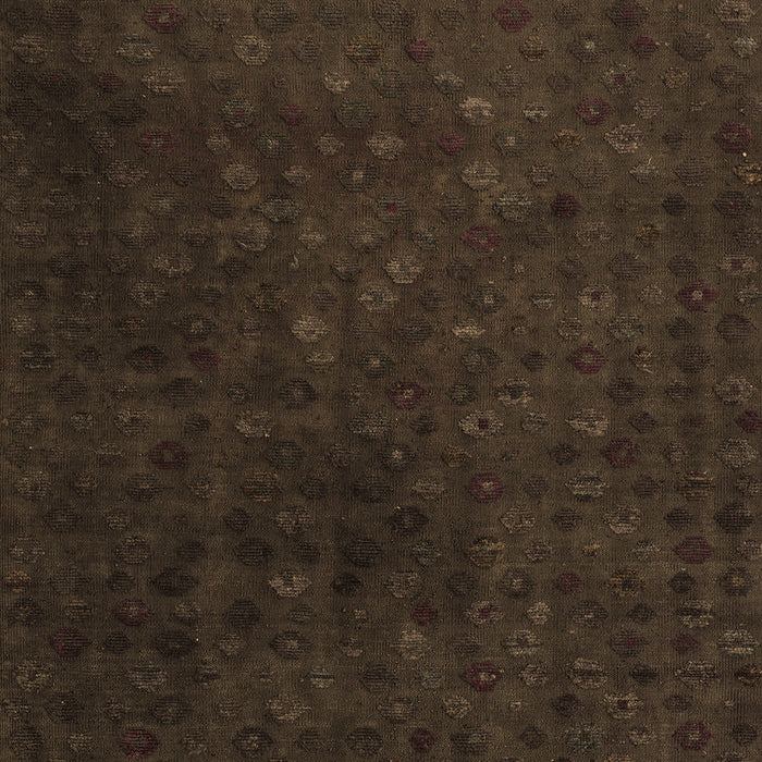 Machine Washable Abstract Brown Modern Rug, wshabs5348brn