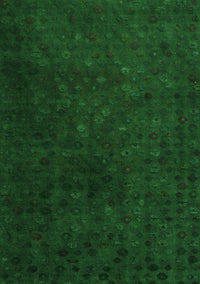 Abstract Green Modern Rug, abs5348grn