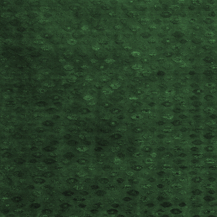 Square Machine Washable Abstract Emerald Green Modern Area Rugs, wshabs5348emgrn