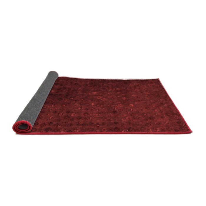 Abstract Red Modern Area Rugs