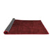 Abstract Red Modern Area Rugs