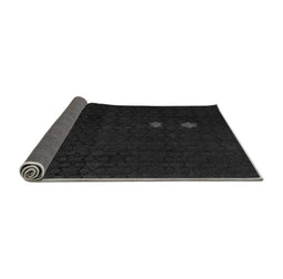 Sideview of Abstract Gray Modern Rug, abs5349gry