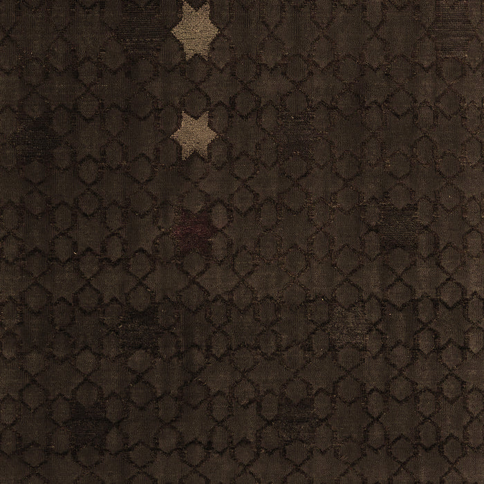 Abstract Brown Modern Rug, abs5349brn