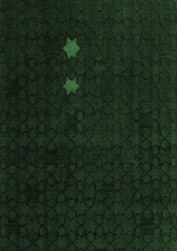 Abstract Emerald Green Modern Rug, abs5349emgrn