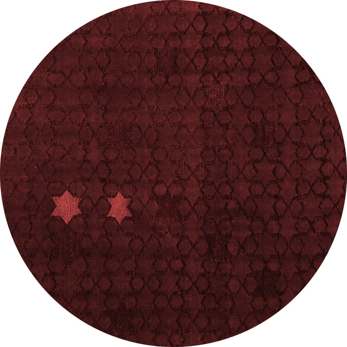 Abstract Red Modern Rug, abs5349red