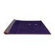 Sideview of Abstract Purple Modern Rug, abs5349pur