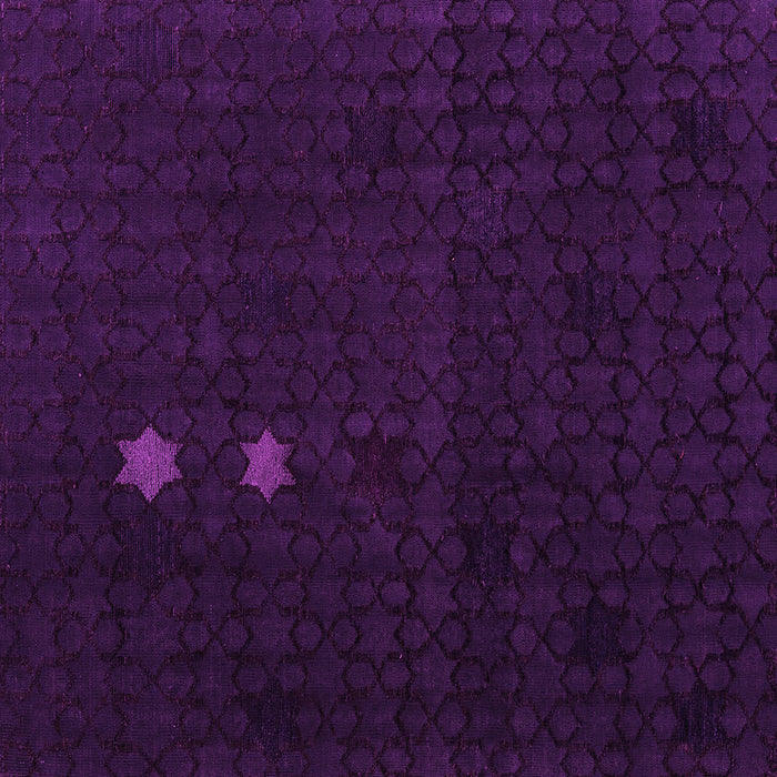 Square Machine Washable Abstract Pink Modern Rug, wshabs5349pnk