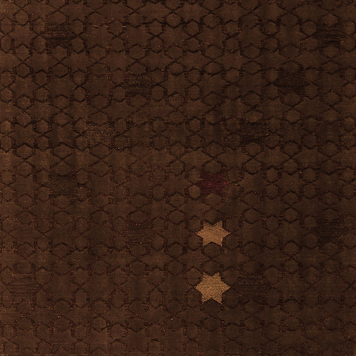 Square Abstract Orange Modern Rug, abs5349org