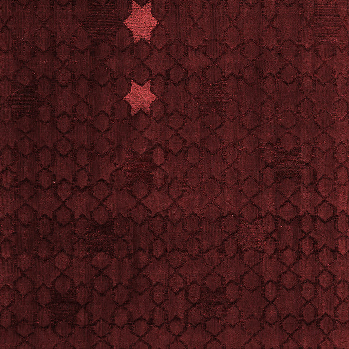 Abstract Red Modern Area Rugs