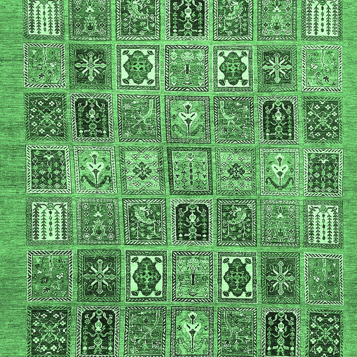 Abstract Emerald Green Modern Rug, abs534emgrn
