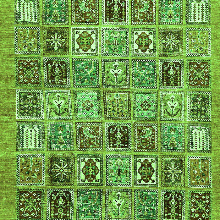 Abstract Green Modern Rug, abs534grn