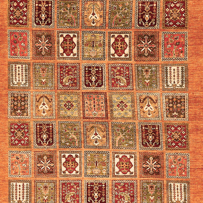 Abstract Orange Modern Rug, abs534org