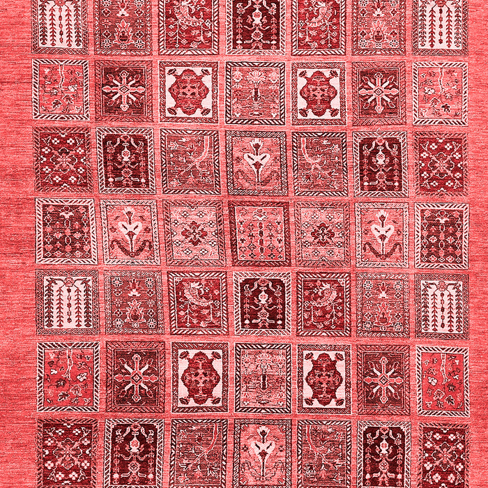 Abstract Red Modern Area Rugs