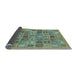 Sideview of Abstract Light Blue Modern Rug, abs534lblu