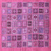 Square Abstract Purple Modern Rug, abs534pur