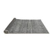 Sideview of Abstract Gray Modern Rug, abs5350gry