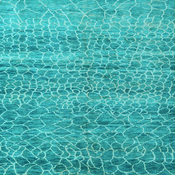 Square Abstract Light Blue Modern Rug, abs5350lblu