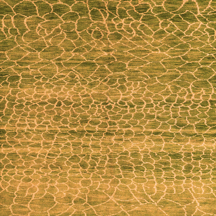 Square Abstract Orange Modern Rug, abs5350org