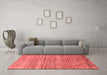 Modern Red Washable Rugs