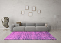 Machine Washable Abstract Pink Modern Rug, wshabs5350pnk