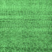 Square Abstract Emerald Green Modern Rug, abs5350emgrn