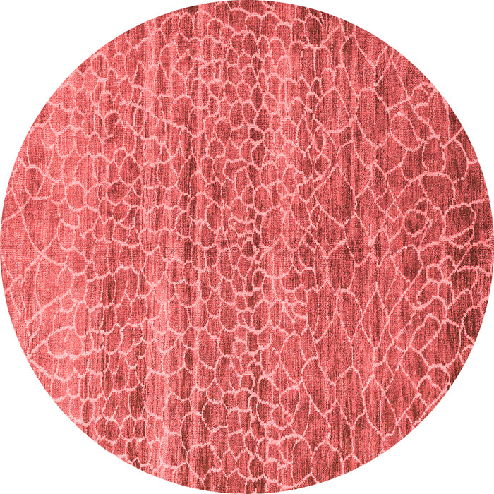 Machine Washable Abstract Red Modern Rug, wshabs5350red