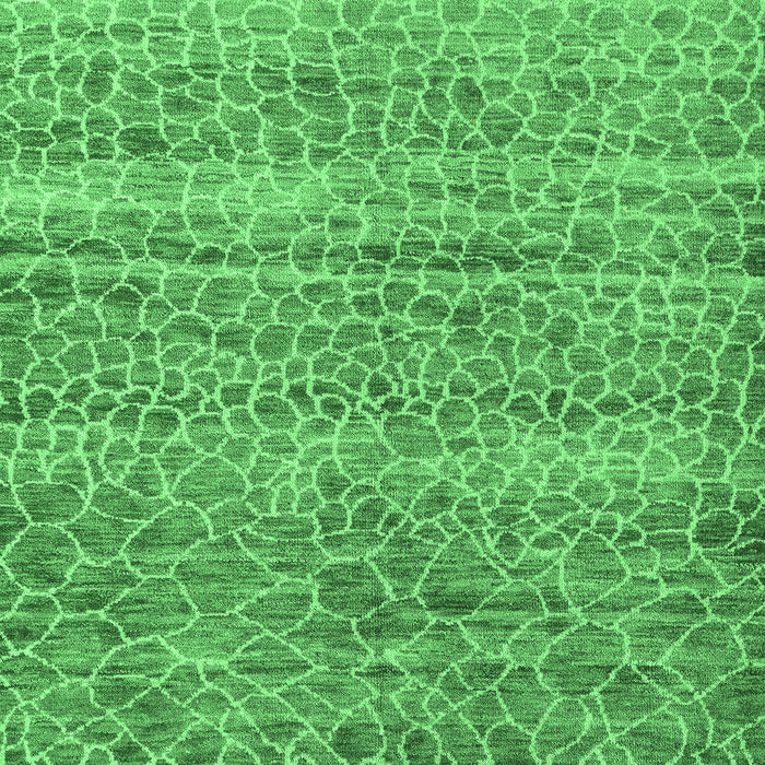 Machine Washable Abstract Emerald Green Modern Area Rugs, wshabs5350emgrn