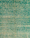 Abstract Dark Sea Green Modern Rug, abs5350