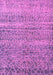 Machine Washable Abstract Pink Modern Rug, wshabs5350pnk