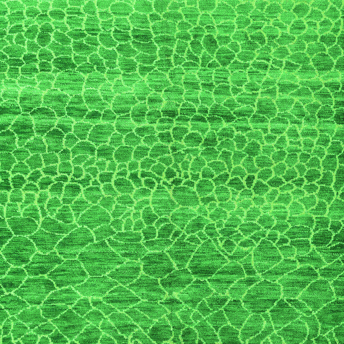 Machine Washable Abstract Green Modern Area Rugs, wshabs5350grn