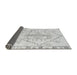 Sideview of Solid Gray Modern Rug, abs5351gry