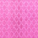 Square Machine Washable Abstract Pink Modern Rug, wshabs5352pnk