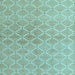 Square Abstract Light Blue Modern Rug, abs5352lblu