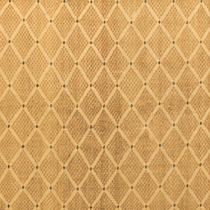 Square Machine Washable Abstract Brown Modern Rug, wshabs5352brn