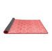 Abstract Red Modern Area Rugs