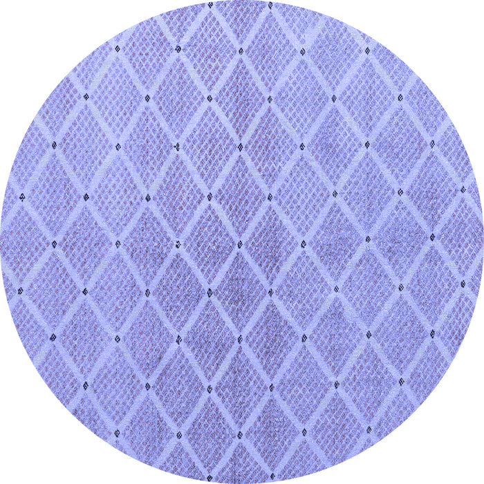 Round Machine Washable Abstract Blue Modern Rug, wshabs5352blu