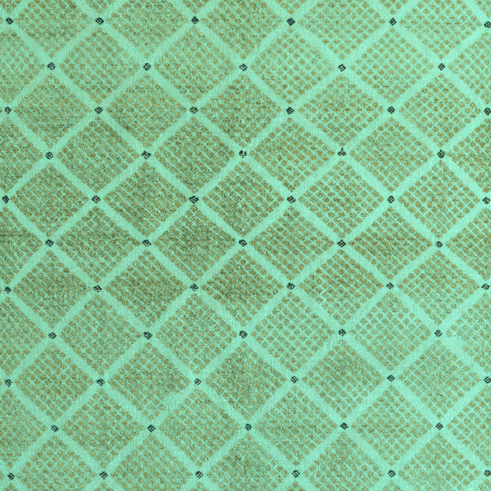 Machine Washable Abstract Turquoise Modern Area Rugs, wshabs5352turq