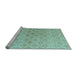 Sideview of Machine Washable Abstract Light Blue Modern Rug, wshabs5352lblu