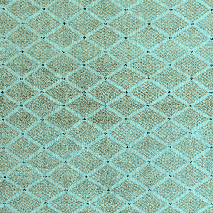 Square Machine Washable Abstract Light Blue Modern Rug, wshabs5352lblu