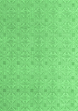 Abstract Emerald Green Modern Rug, abs5353emgrn