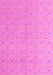 Machine Washable Abstract Pink Modern Rug, wshabs5353pnk