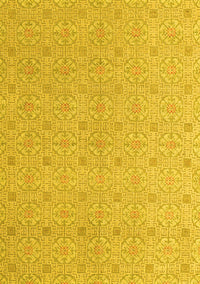 Abstract Yellow Modern Rug, abs5353yw