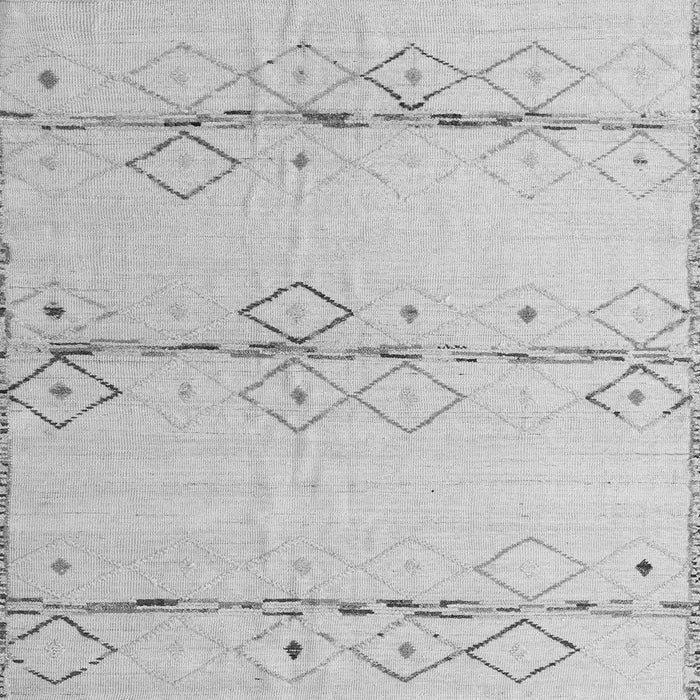 Square Solid Gray Modern Rug, abs5354gry