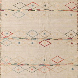 Square Machine Washable Abstract Brown Sugar Brown Rug, wshabs5354