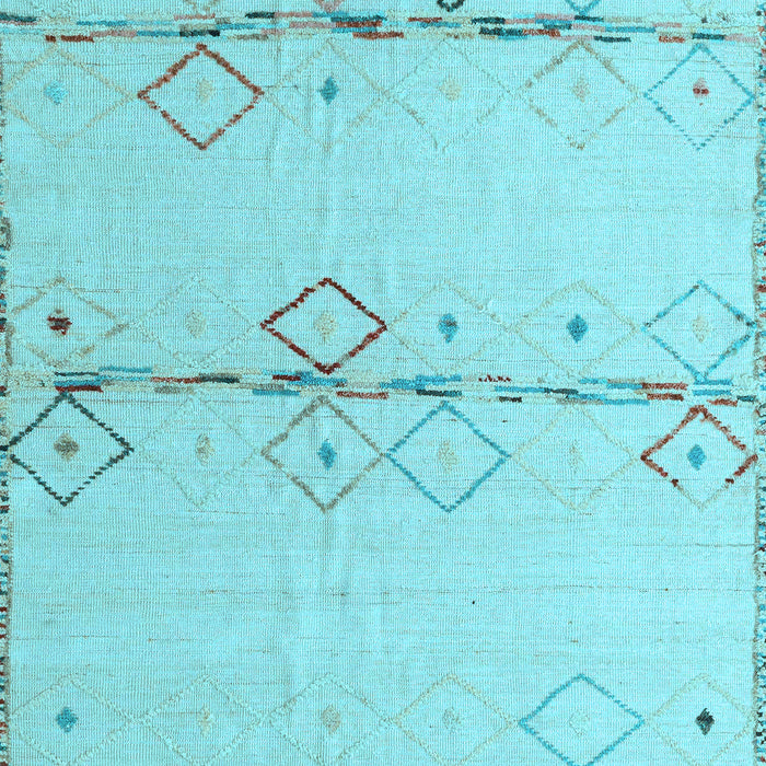Solid Light Blue Modern Rug, abs5354lblu