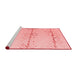 Modern Red Washable Rugs