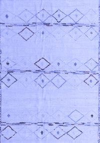 Solid Blue Modern Rug, abs5354blu