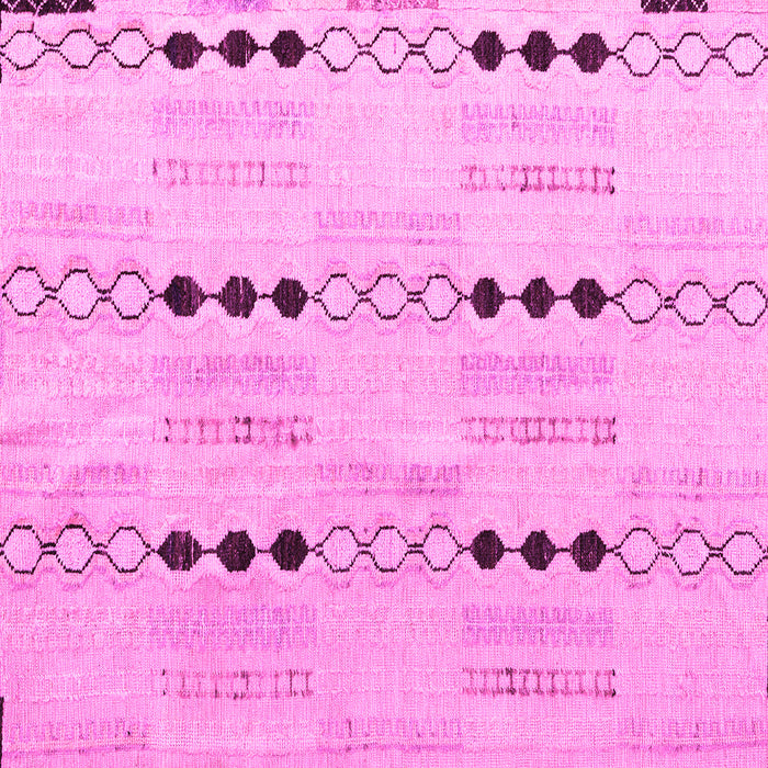 Square Machine Washable Solid Pink Modern Rug, wshabs5355pnk