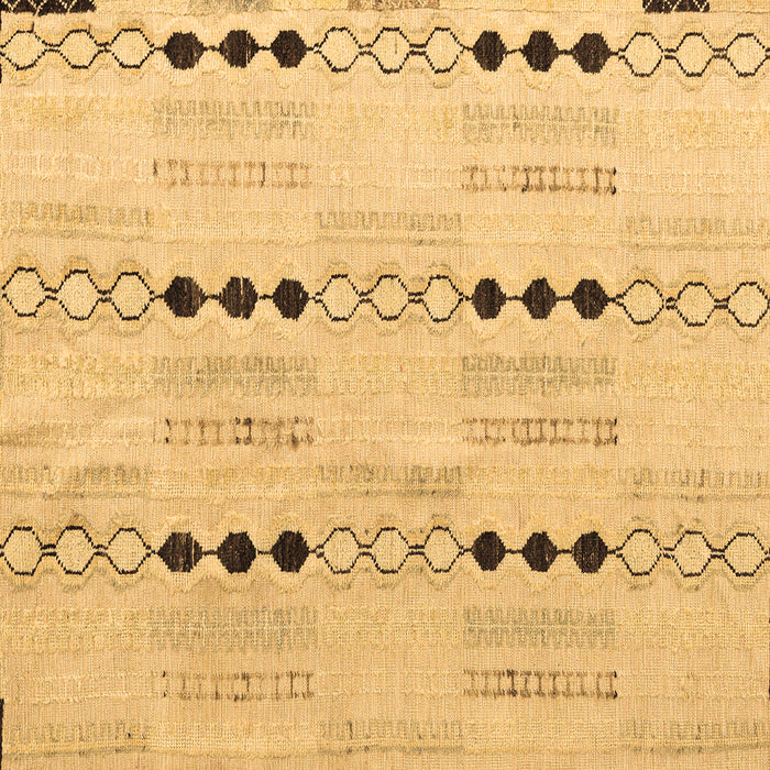 Square Machine Washable Solid Brown Modern Rug, wshabs5355brn